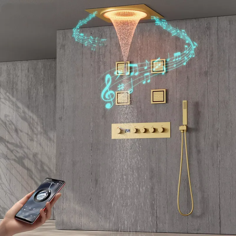 Spa & Wellness Dr Roy Sothers - Smart LED Shower Set Bathroom Music