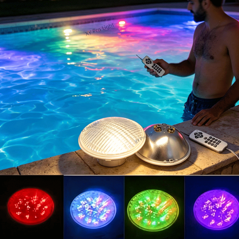 Xy Spa & Wellness Photos - 25W PAR56 RGB LED Swimming Pool