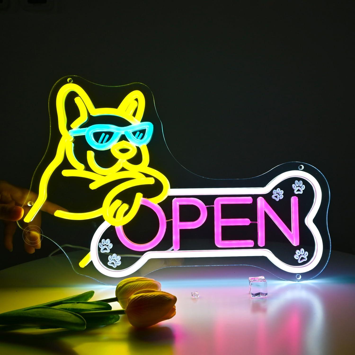 Spa & Wellness Dr Roy Sothers - Pet Shop Open Neon Sign USB