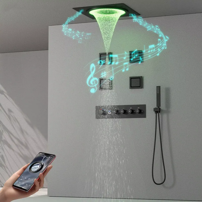 Smart LED Shower Set Bathroom  - Spa & Wellness Dr Roy Sothers review and price