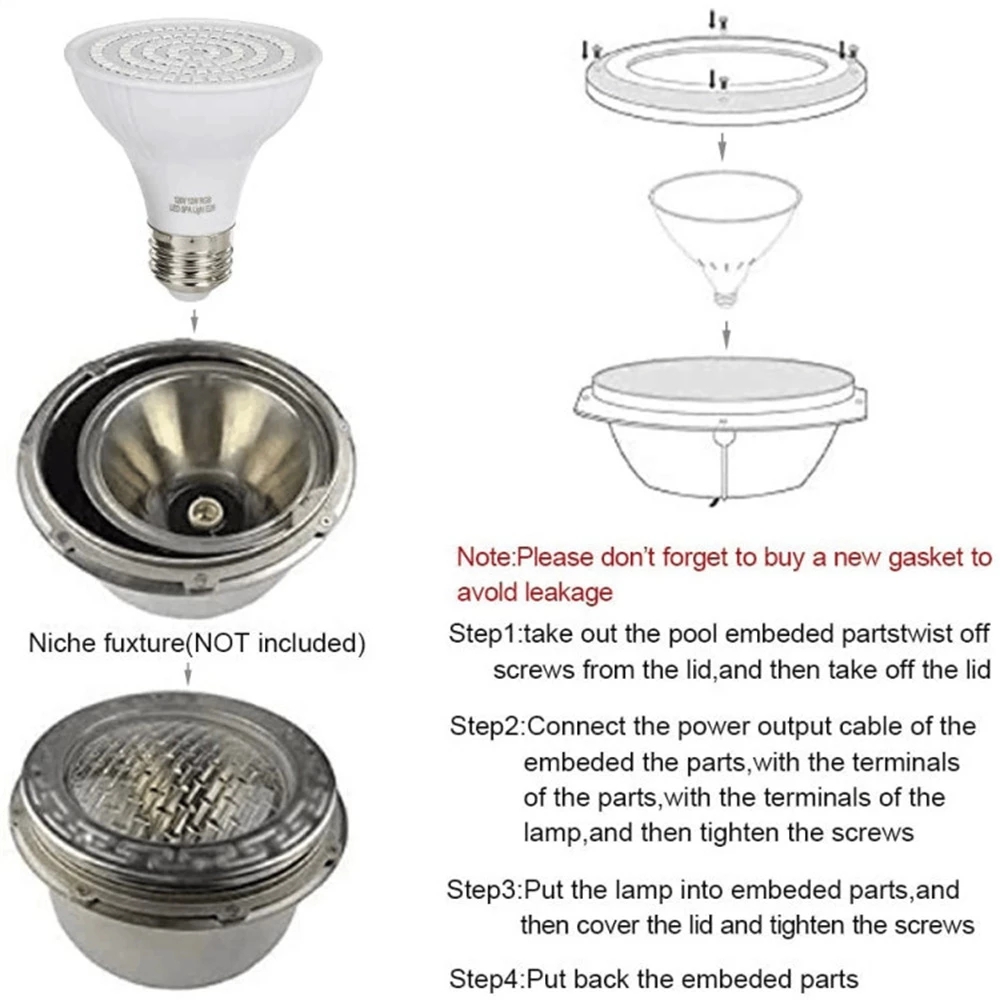 RGB LED Swimming Pool Light E2 - Xy Spa & Wellness Photos review and price