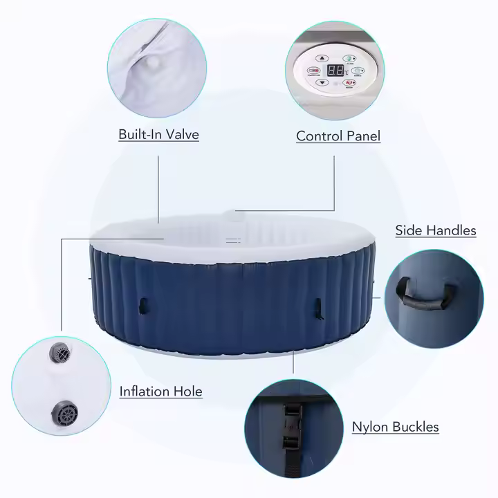 Outdoor Use 6 Person Round Inf - Spa & Wellness Dr Roy Sothers review and price