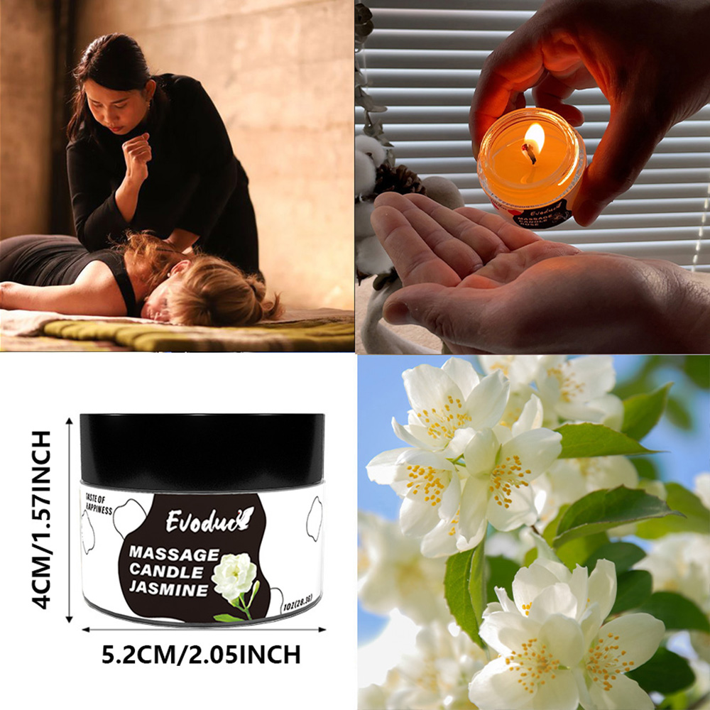 Massage Oil Candle Jasmine Soy - Massage Candle Melting review and price