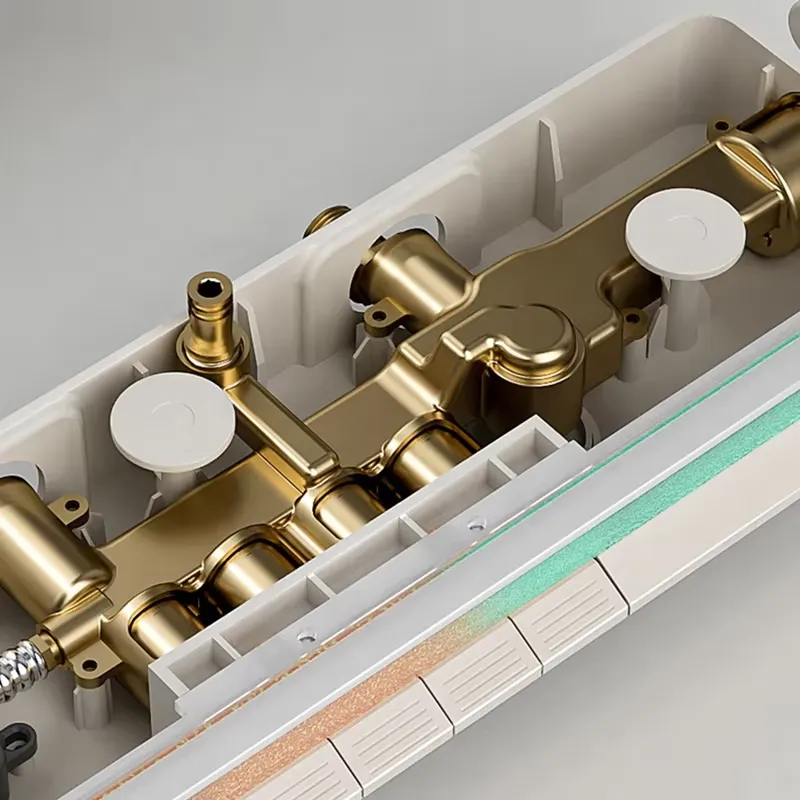 Brass Digital Waterfall Shower - Spa & Wellness Dr Roy Sothers review and price