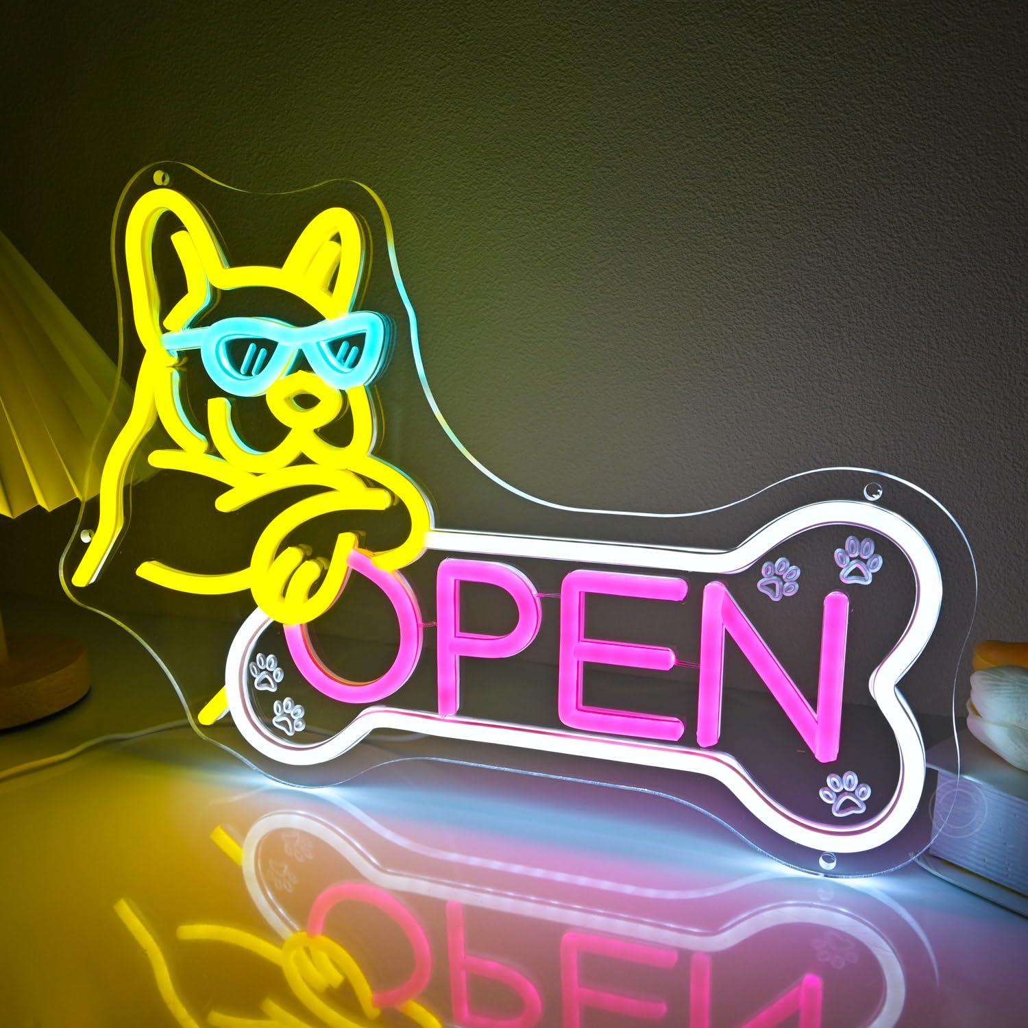 Pet Shop Open Neon Sign USB Di - Spa & Wellness Dr Roy Sothers review and price