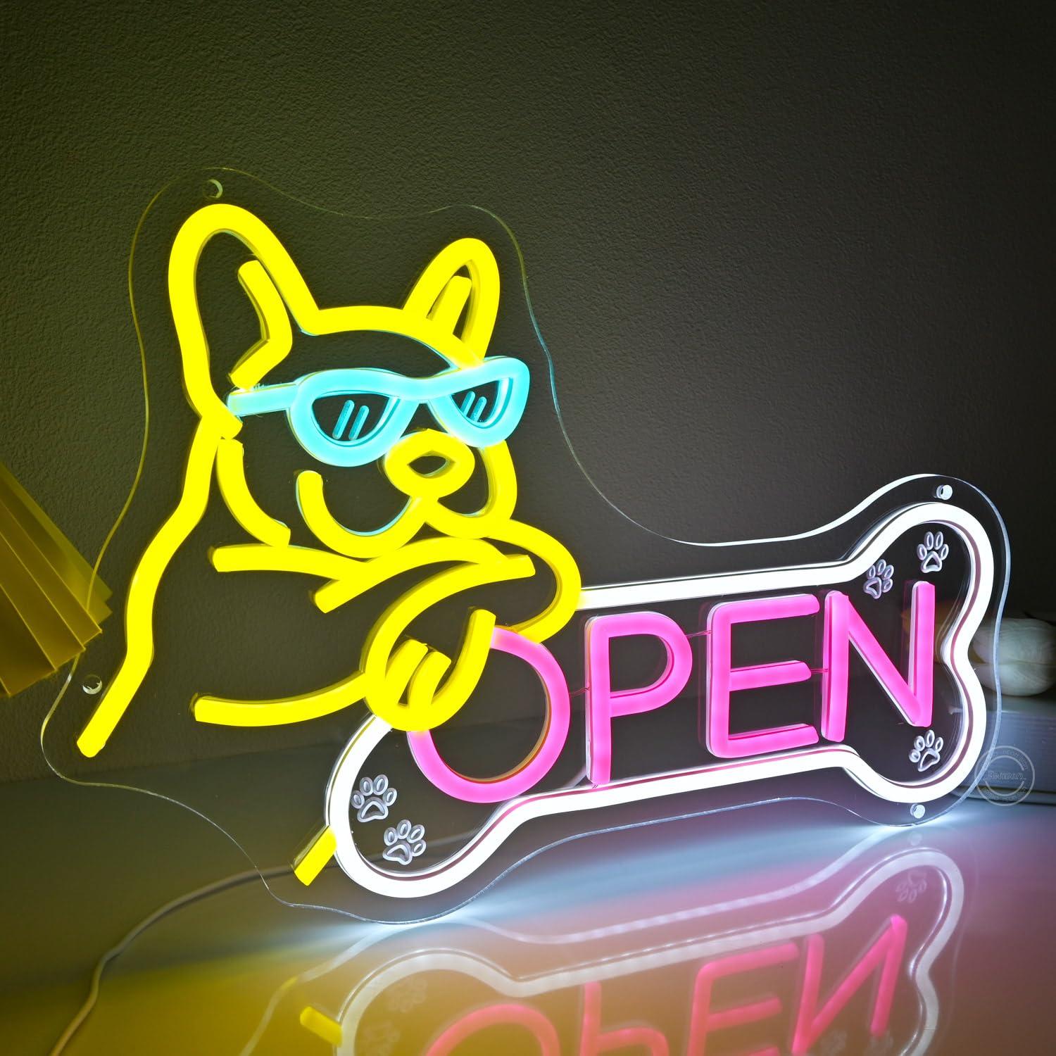 Pet Shop Open Neon Sign USB Di - Spa & Wellness Dr Roy Sothers review and price