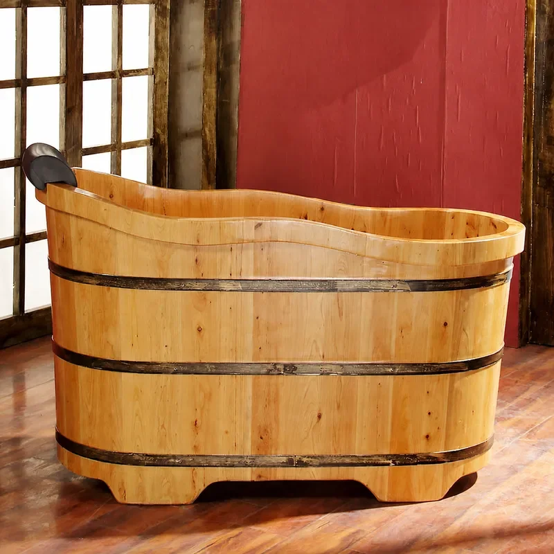 Cedar Wood Bath Barrel Large A - Spa Wellness Nature review and price