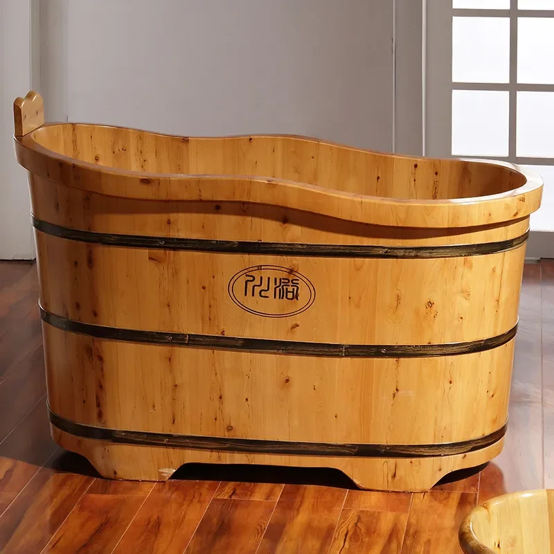 Cedar Wood Bath Barrel Large A - Spa Wellness Nature review and price