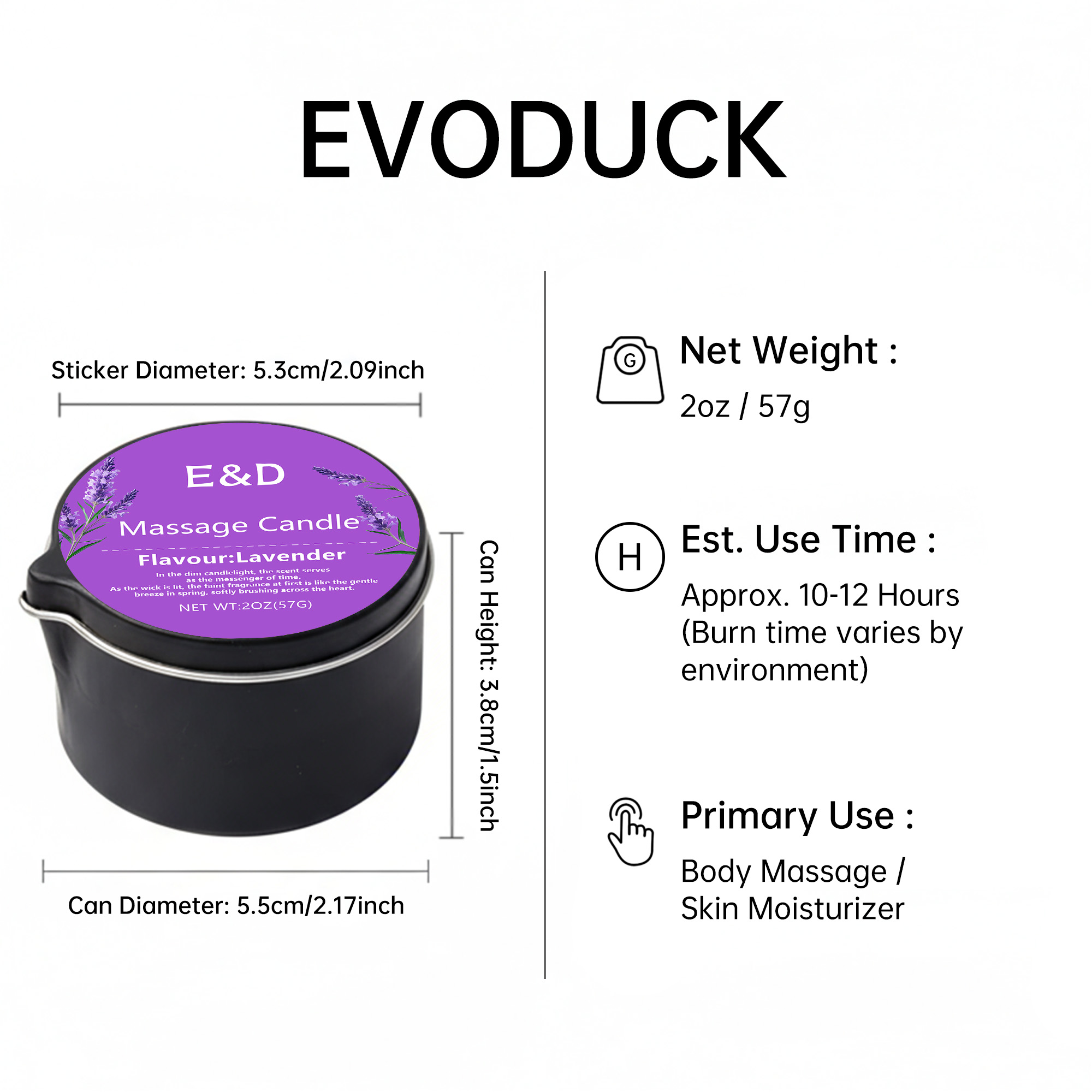 Lavender Massage Oil Candle 2o - Massage Candle Melting review and price