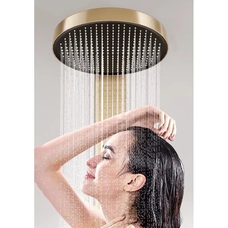 Brass Rainfall Shower Panel Se - Spa & Wellness Dr Roy Sothers review and price